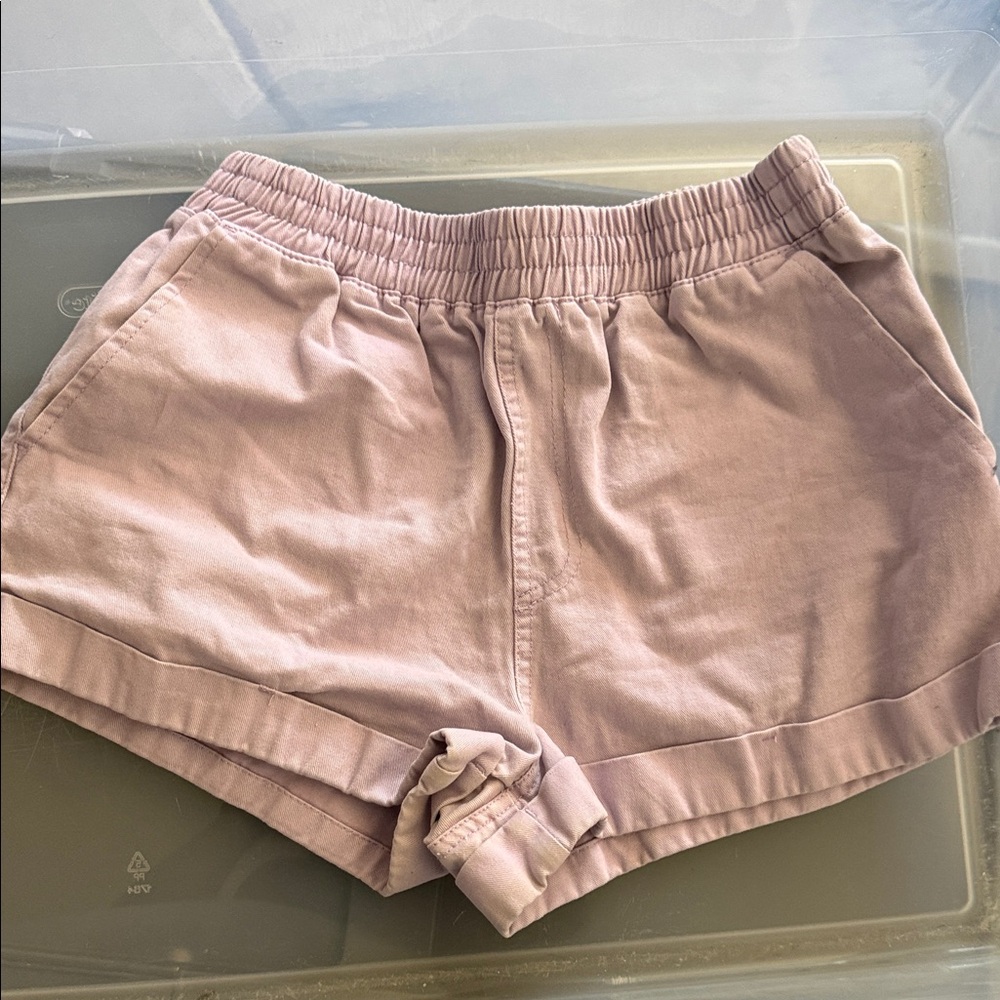 Women's Athletic Shorts in Light Purple
